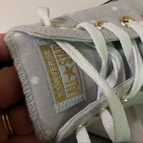 Converse Polka Dot Sneakers 7 - Picture 9 of 10